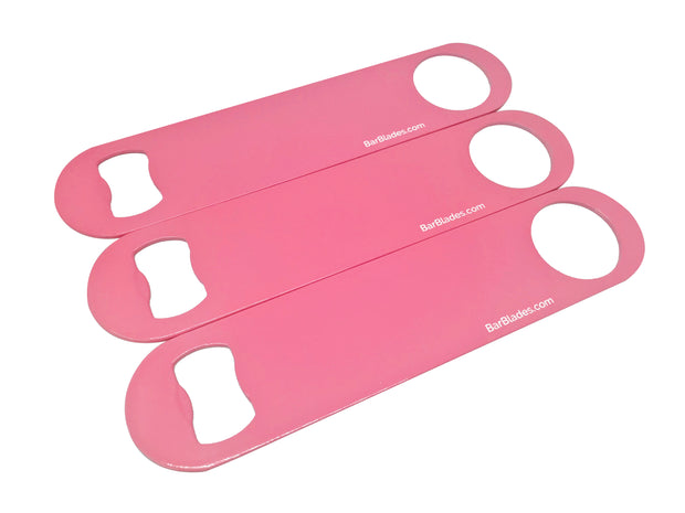 Neon Pink Triple Blade Custom Set - Bar Blades