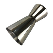 Double Jigger, Spirit Measure, Silver Stainless Steel 25/50ml - Bar Blades
