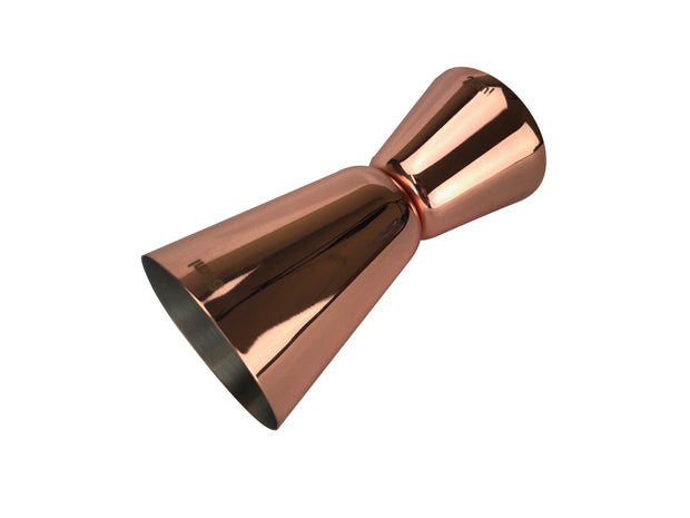 Double Jigger, Spirit Measure, Copper 25/50ml - Bar Blades