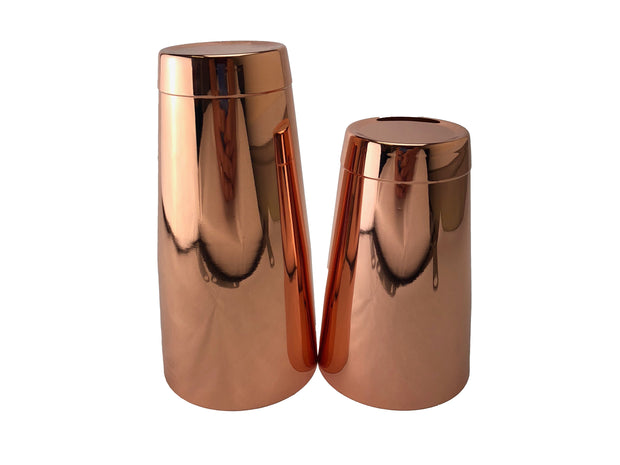 Copper Tin Set, 28oz & 18oz Boston Weighted Cocktail Shakers - Bar Blades
