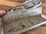 THE MAMBA: Matte Silver Bartending Tool and Bar Blade - Bar Blades