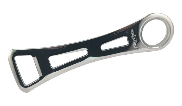 Polished Chrome Hand Jive Widow Bar Blade - Bar Blades